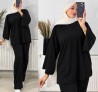 Ensemble Celina – Pull oversize & pantalon large côtelé