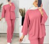 Ensemble Celina – Pull oversize & pantalon large côtelé