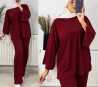 Ensemble Celina – Pull oversize & pantalon large côtelé